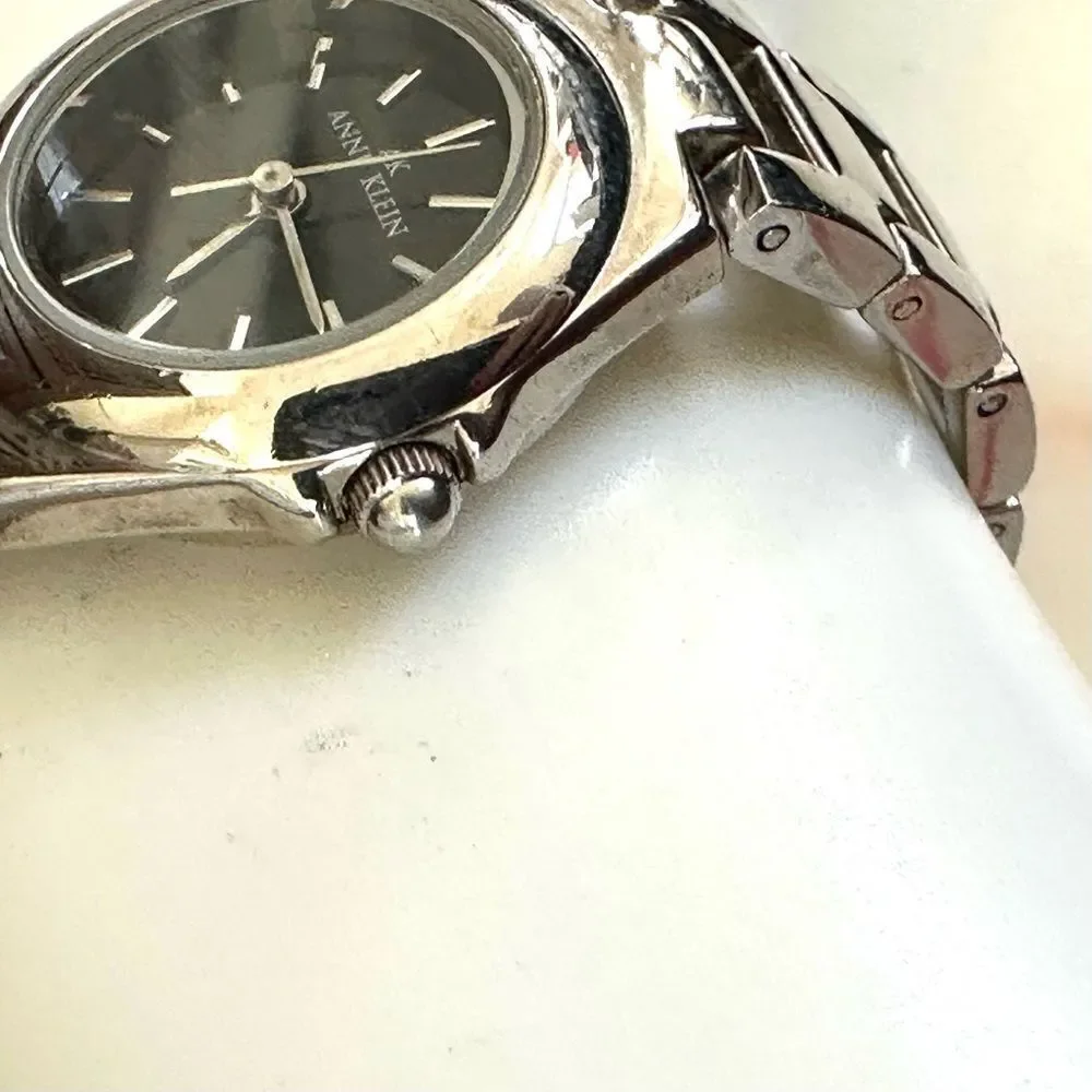 Anne Klein silver tone watch